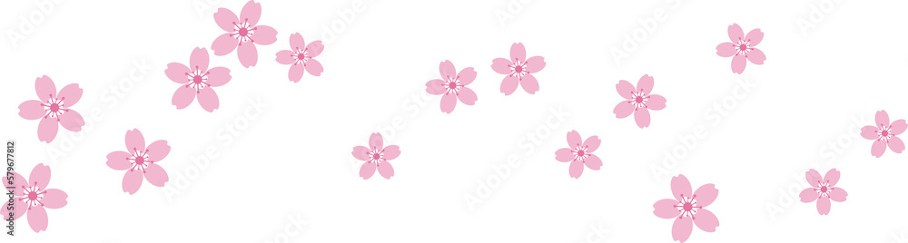 Beautiful pink Sakura Cherry Blossom illustration. Beautiful pink Sakura Cherry Blossom illustration.