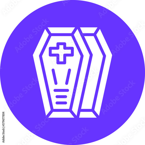 Vector Design Coffin Icon Style