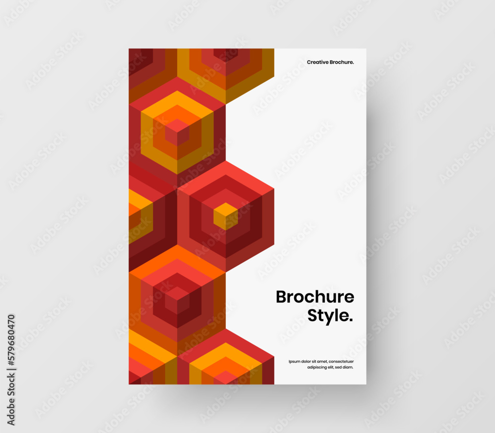 Simple company cover A4 design vector illustration. Amazing mosaic shapes banner concept. Simple company cover A4 design vector illustration. Amazing mosaic shapes banner concept.