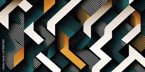 Bold Geometric Pattern Background for Product Photography