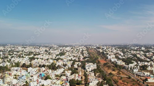 Outer City of Mysuru which links to highway. photo