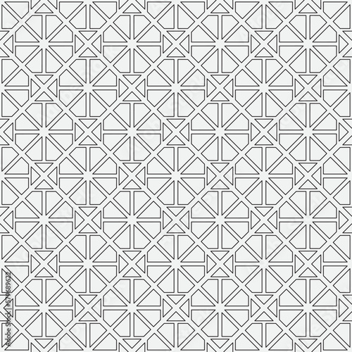 Vector seamless models. Modern stylish texture. Composition from regularly repeating geometrical element. Monochrome, simple. Vector illustrations.