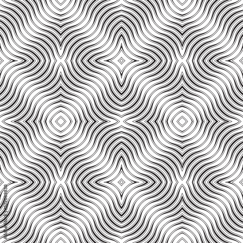 Vector seamless models. Modern stylish texture. Composition from regularly repeating geometrical element. Monochrome, simple. Vector illustrations. Vector seamless models. Modern stylish texture. Composition from regularly repeating geometrical element. Monochrome, simple. Vector illustrations.
