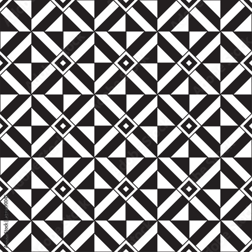 Vector seamless models. Modern stylish texture. Composition from regularly repeating geometrical element. Monochrome, simple. Vector illustrations.