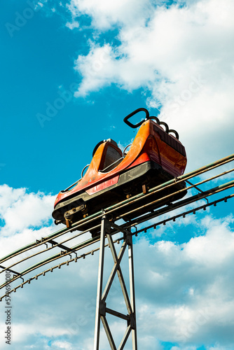 Abandoned theme park ride, Yongma land, South Korea