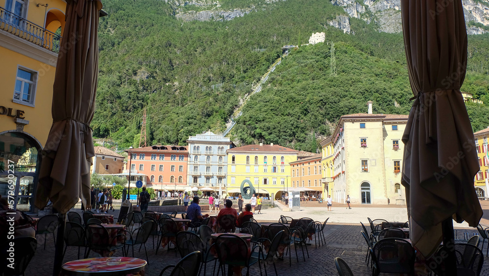 Riva am Gardasee in Italien mit Hotel Europa