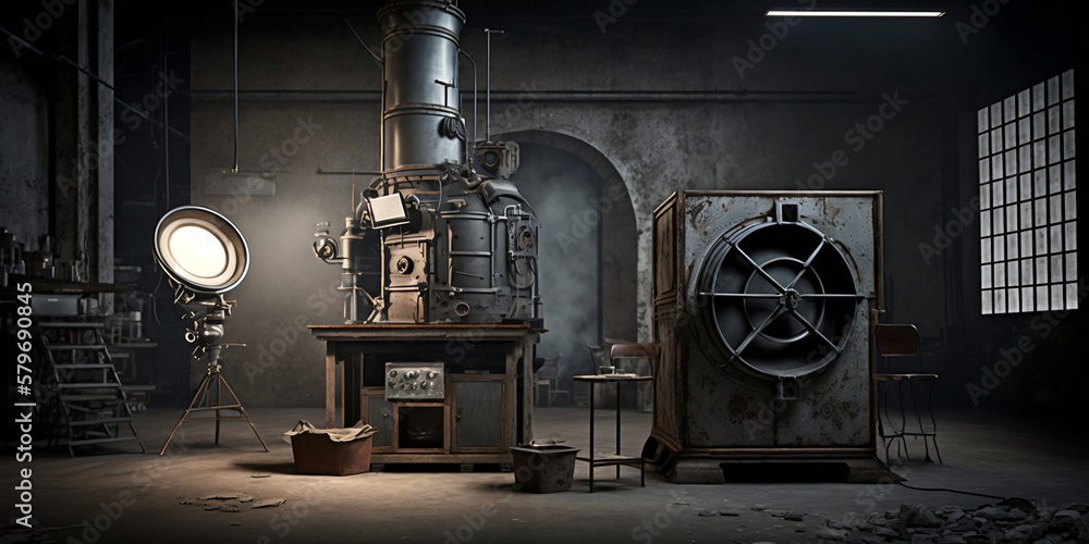 Fototapeta premium Industrial Background for Product Photography