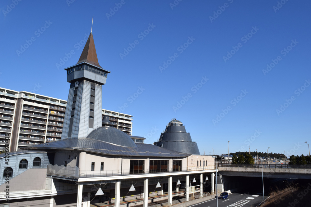 Obraz premium Suburban area of Tokyo Greater Area, Japan (Chiba Newtown) 