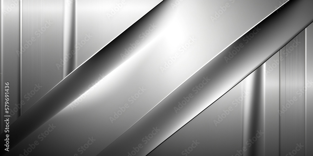 Sleek Metallic Silver Background for Product Photography