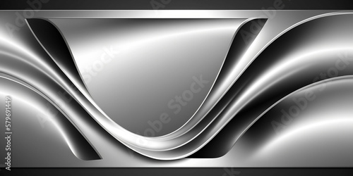 Sleek Metallic Silver Background for Product Photography