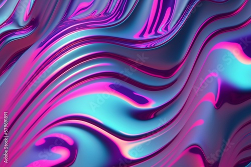 Abstract purple wavy background AI genereted