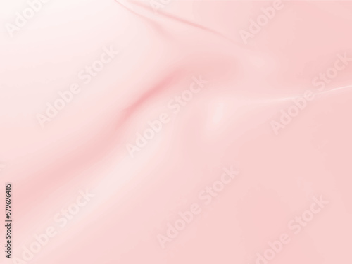 Pink Smooth Satin. Pastel Pink Wavy Silk Background. Plain Soft Satin Fabric. Wavy Smooth Surface. Simple Abstract Background.