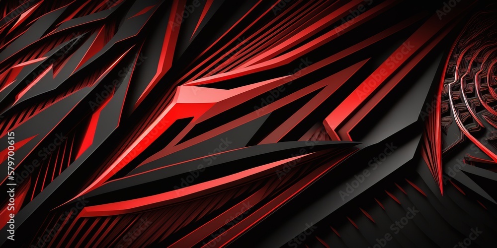 custom made wallpaper toronto digitalabstract red and black background, generative ai