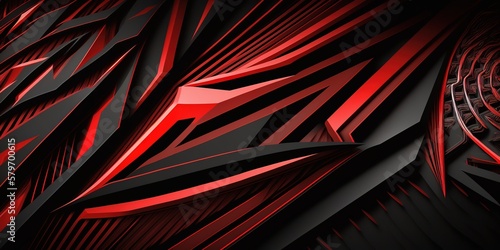 Wallpaper Mural abstract red and black background, generative ai Torontodigital.ca