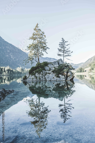 lake in the mountains