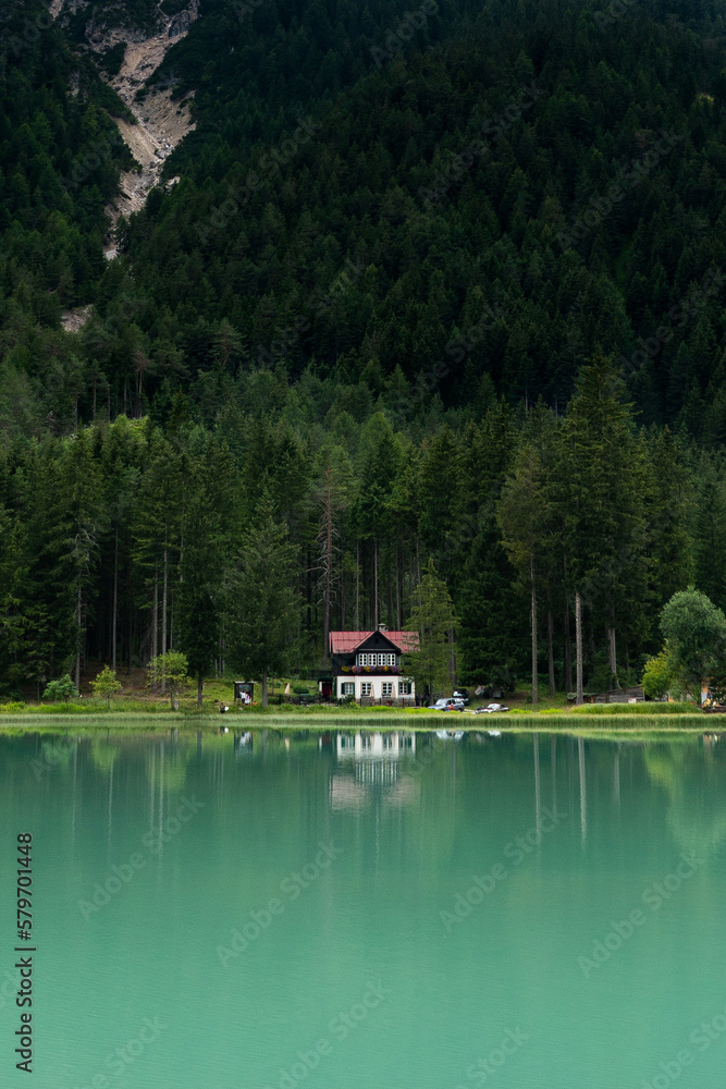 Fototapeta premium house on the lake