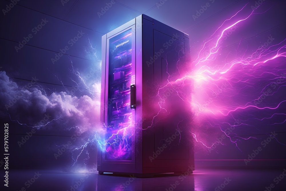 lightning over the computer server generative ai scene