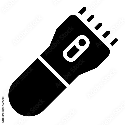 epilator glyph icon