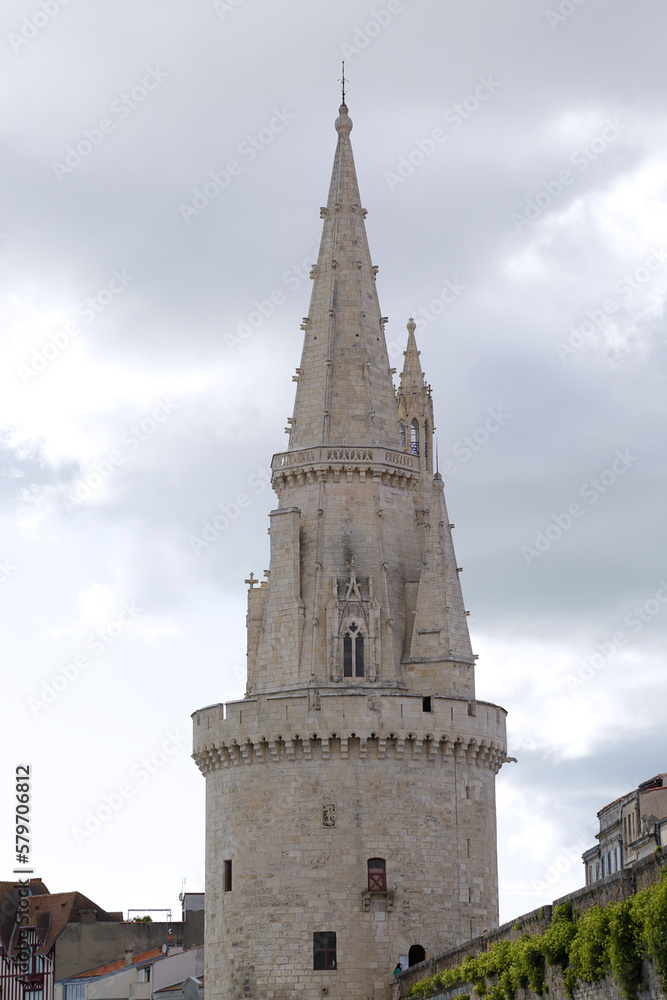 Tower of the Lantern in the Old Port of La Rochelle, France