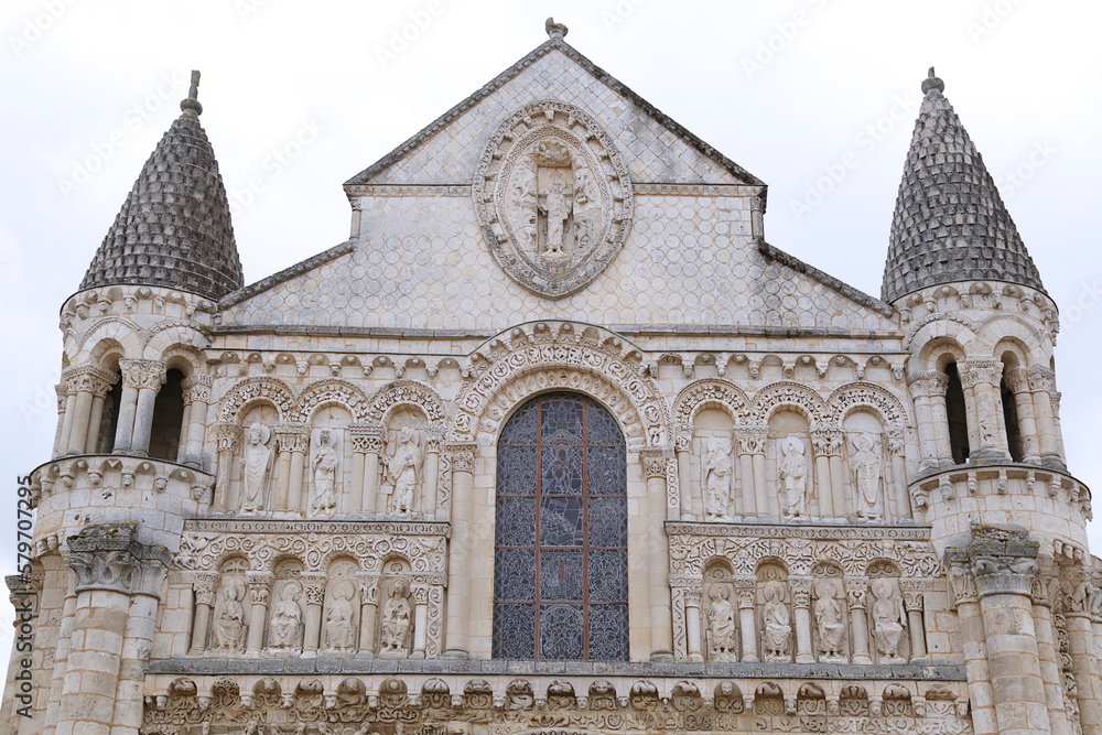 Notre Dame Cathedral in Poitiers, France