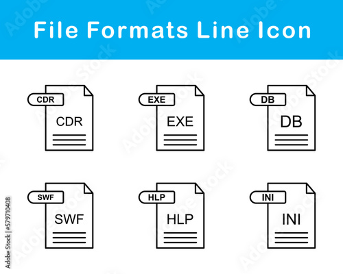File Formats Vector Icon Set