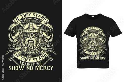 Customizable Viking Warriors T-Shirt Design | Print-Ready File For Viking Fans