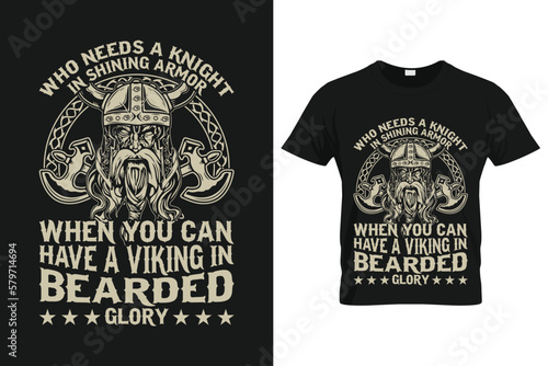 Customizable Viking Warriors T-Shirt Design | Print-Ready File For Viking Fans