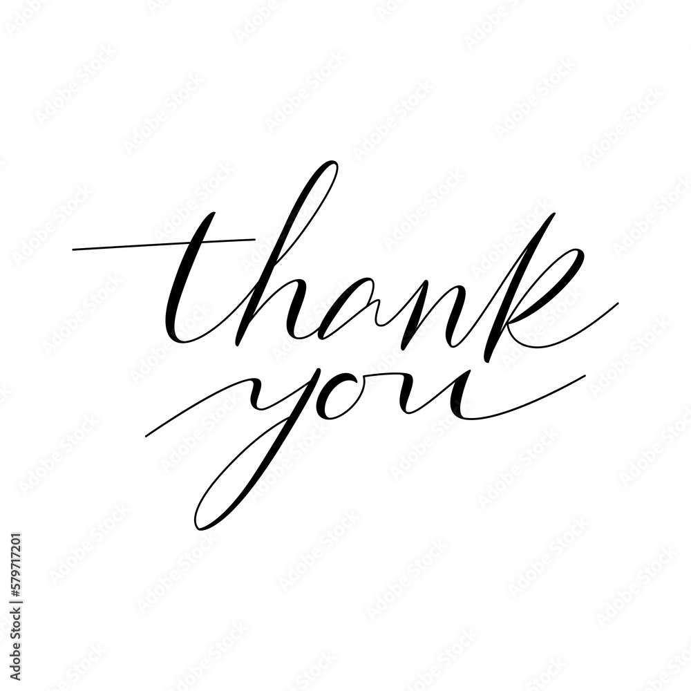 Handwritten Brush Lettering. Gratitude. Thank you inscription calligraphy with smooth lines. Wedding card, banner, postcard. Hand drawn typography letter design template. Isolated vector Handwritten Brush Lettering. Gratitude. Thank you inscription calligraphy with smooth lines. Wedding card, banner, postcard. Hand drawn typography letter design template. Isolated vector