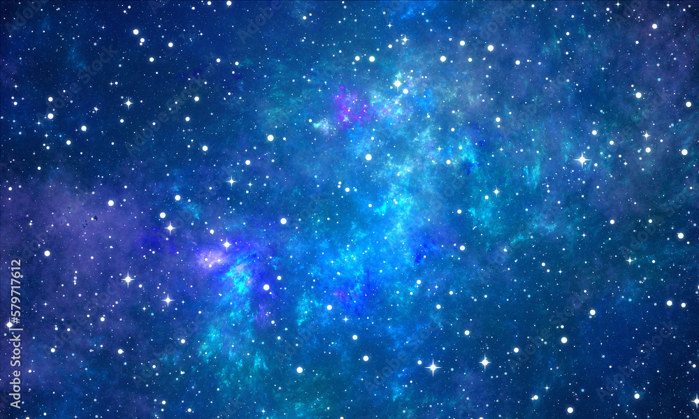 Naklejka premium sky with stars