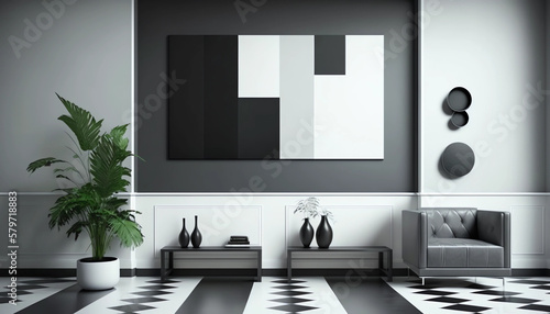 interior design of a room made with generative ai