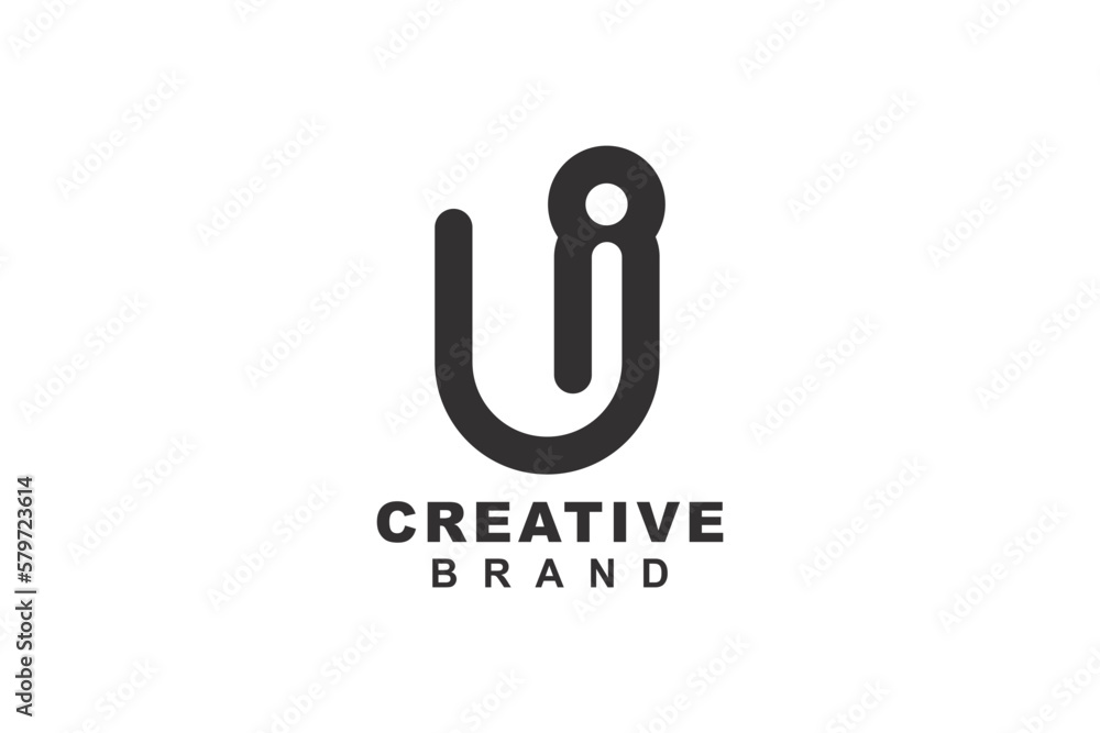 professional logo design letter ui concept in great black color for business brand professional logo design letter ui concept in great black color for business brand