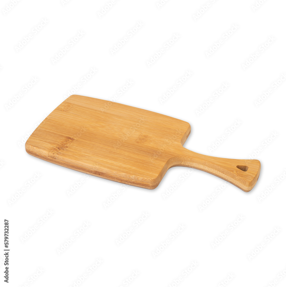 Wooden cutting board isolated over white background Wooden cutting board isolated over white background