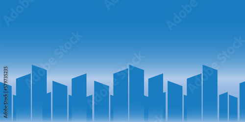 abstract background  illustration of a view of buildings with horizon lines  bright and fresh.