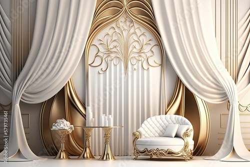 White Furniture Background