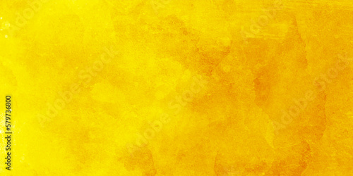 Orange color grunge wall image. Vector watercolor yellow texture for cards. Hand drawn vector texture.