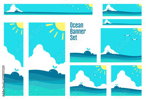 バナーセット_海とくじら