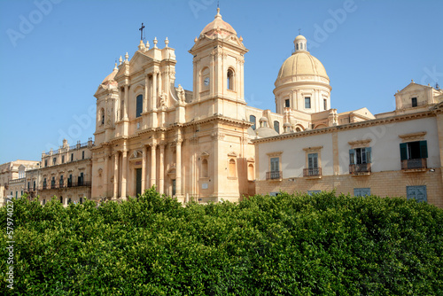 The Cathedral of Noto is a jewel of Sicilian baroque that is located on the main street full of other masterpieces of Baroque architecture.