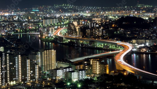 The night view of Fukuoka from Fukuoka Tower © 영복 엄