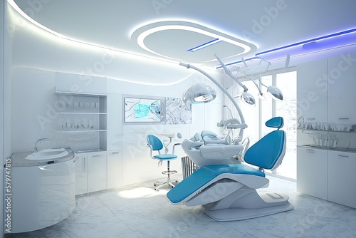 Modern Dental Clinic Room Design 4. Generative AI