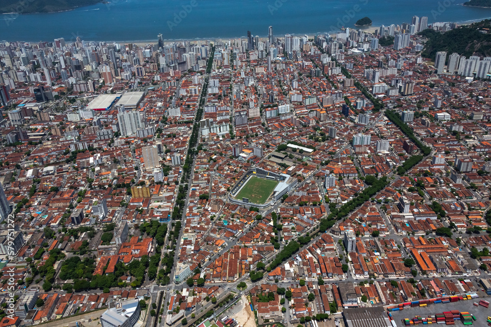 Vila Belmiro - Estádio Urbano Caldeira - Santos Futebol Clube. Rua Princesa Izabel