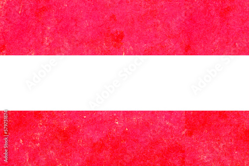 Flag of Austria with Grunge texture. 
