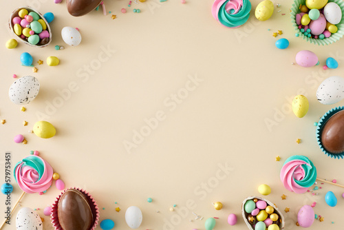 Photography Easter sweets concept