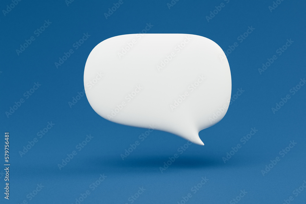 floating chat symbol for smartphone application on orange background; icon sign or symbol; 3d illustration floating chat symbol for smartphone application on orange background; icon sign or symbol; 3d illustration