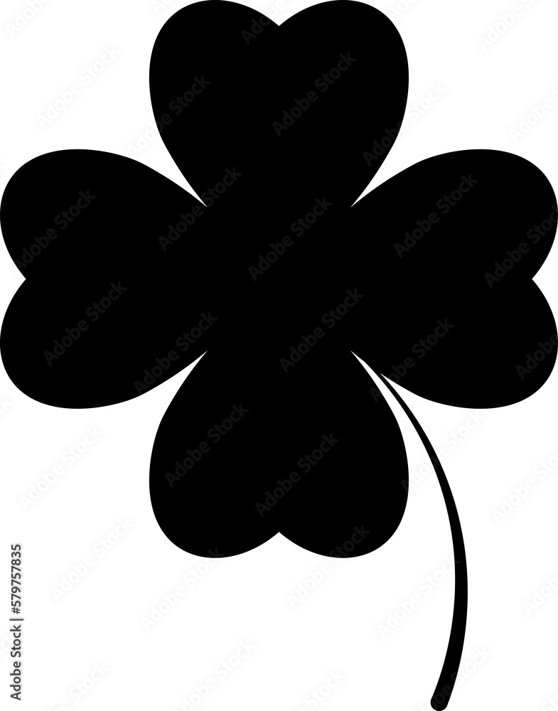 Clover icon, four leaf, PNG illustration Clover icon, four leaf, PNG illustration