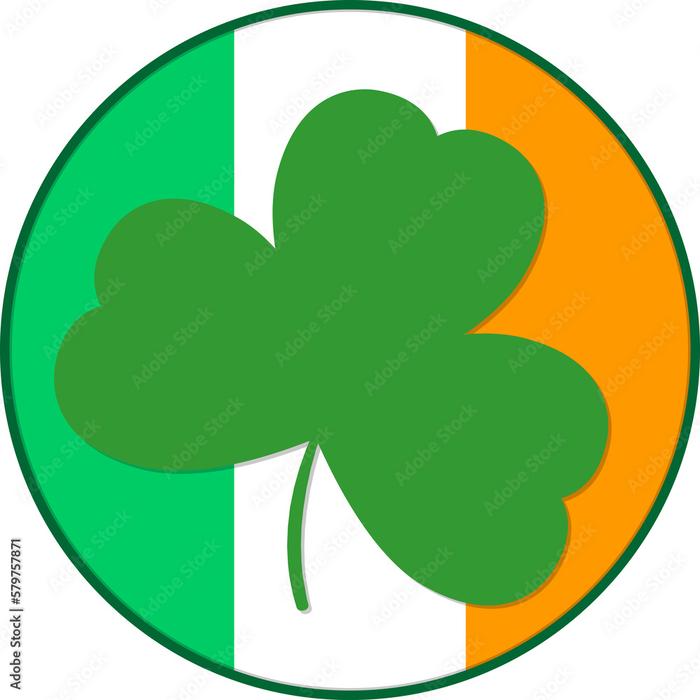 Clover icon, Patricks Day symbol, three leaf, PNG illustration Clover icon, Patricks Day symbol, three leaf, PNG illustration