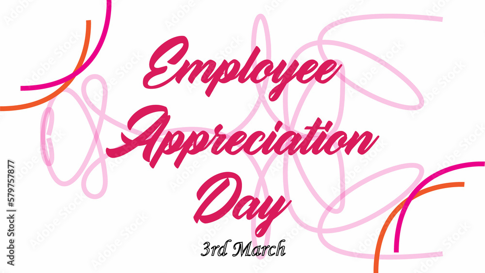 Employee appreciation day 2023 (vector illustration) Stock Illustration