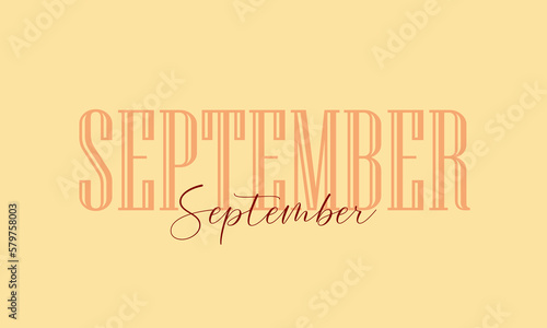 september on background