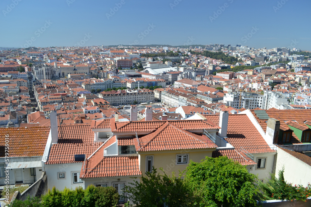 rooftop view of lisbon