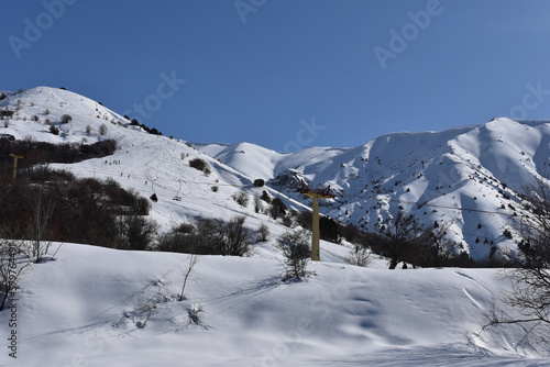 Ski resort in the mountains © Muhabbat