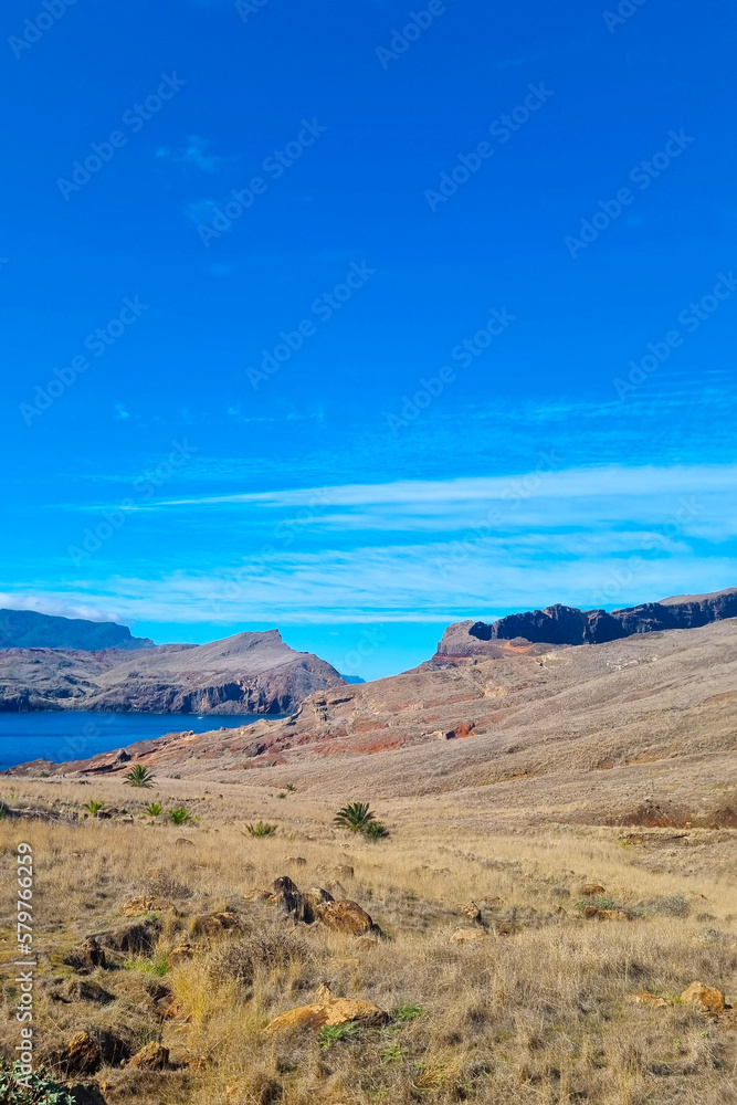 Beautiful picturesque views of the slopes of the island.